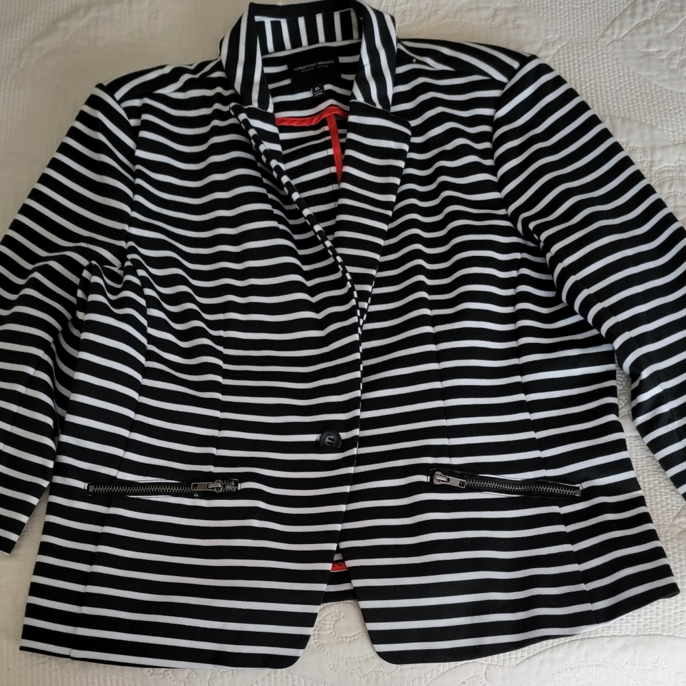 Knit blazer